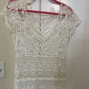 Antique lace dress